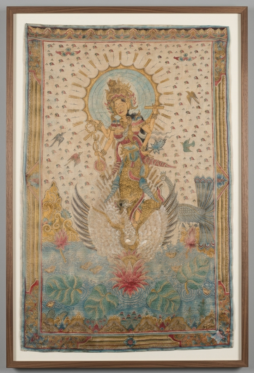 Lukisan Dewi Saraswati